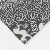 Italiaanse Greyhound Print Fleece Blanket, Gekke I (Hoek)