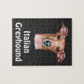 Italiaanse Greyhound Puzzle Legpuzzel (Horizontaal)
