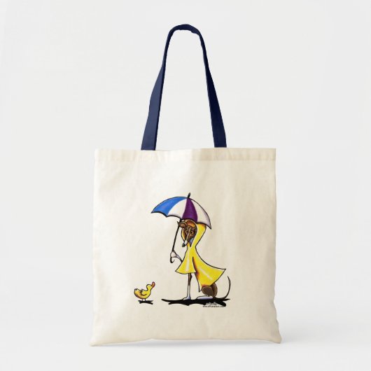 Italiaanse Greyhound Raincoat Tote Bag (Voorkant)