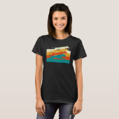 ITALIAANSE GREYHOUND Retrostijl T-shirt (Voorkant volledig)