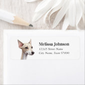 Italiaanse Greyhound Return Address Labels (Insitu)