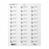 Italiaanse Greyhound Return Address Labels (Full Sheet)