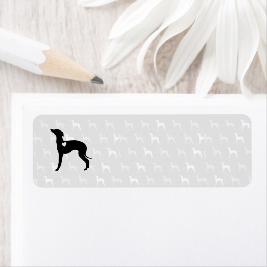 Italiaanse Greyhound Return Address Labels (Insitu)