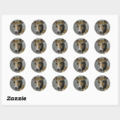 Italiaanse Greyhound Ronde Sticker (Vel)