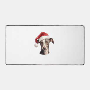 Italiaanse Greyhound Santa Hoed Kerstmis Sweater P Bureaumat