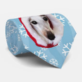 Italiaanse Greyhound Santa Stropdas (Opgerold)