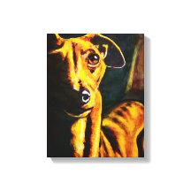 Italiaanse Greyhound schilderij