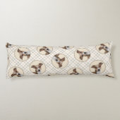 Italiaanse Greyhound schilderij Sable Originele ho Lichaamskussen (Achterkant)