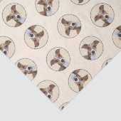 Italiaanse Greyhound schilderij Sable Originele ho Tissuepapier (Detail)