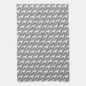 Italiaanse Greyhound Silhouettes Pattern Iggies Theedoek (Verticaal)