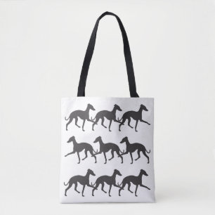 Italiaanse Greyhound Silhouettes Tote Bag