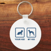 Italiaanse Greyhound Sleutelhanger (Voorkant)