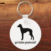 Italiaanse Greyhound Sleutelhanger (Voorkant)