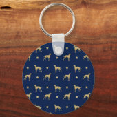 ITALIAANSE GREYHOUND SLEUTELHANGER (Voorkant)