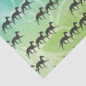 Italiaanse Greyhound Tissuepapier (Detail)