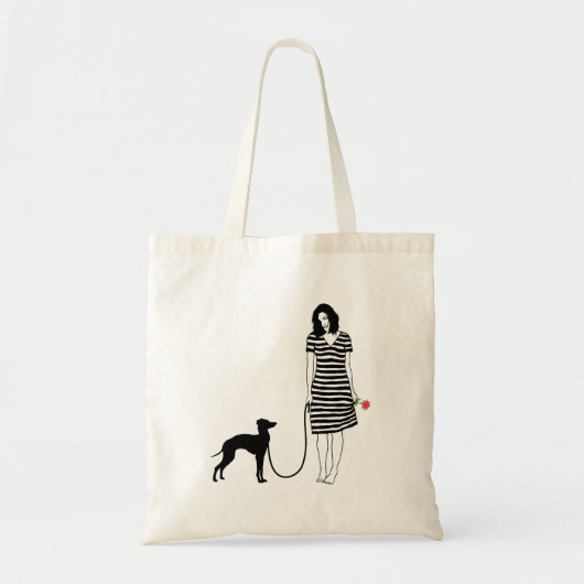 Italiaanse Greyhound Tote Bag (Voorkant)