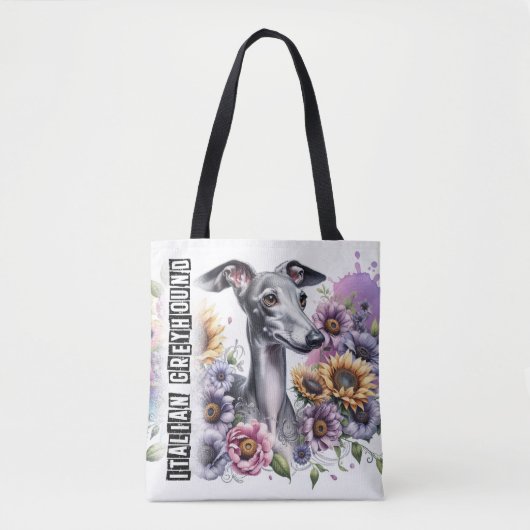Italiaanse Greyhound Tote Bag (Voorkant)
