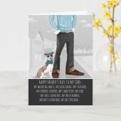 Italiaanse Greyhound uit de Dog-Vaderdag Kaart (Gele Bloem)