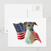 Italiaanse Greyhound vlag Briefkaart (Voorkant / Achterkant)