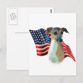 Italiaanse Greyhound vlag Briefkaart (Voorkant / Achterkant)