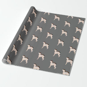 Italiaanse Greyhound Wrapping Papper Cadeaupapier