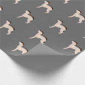 Italiaanse Greyhound Wrapping Papper Cadeaupapier (Hoek)