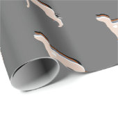 Italiaanse Greyhound Wrapping Papper Cadeaupapier (Rol Hoek)