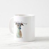Italiaanse Greyhoundmam 2 Koffiemok (Voorkant links)