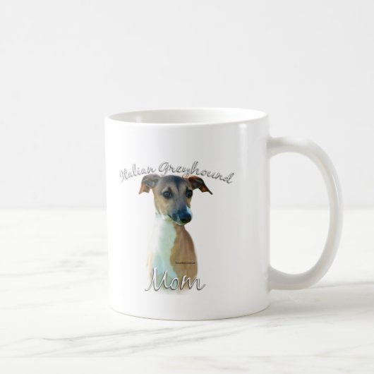 Italiaanse Greyhoundmam 2 Koffiemok (Rechts)