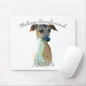 Italiaanse Greyhoundmam 2 Muismat (Met muis)