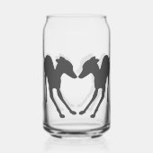 Italiaanse Greyhounds Blikvorm Glas (Voorkant)