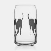 Italiaanse Greyhounds Blikvorm Glas (Rechts)