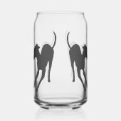 Italiaanse Greyhounds Blikvorm Glas (Links)