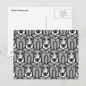 Italiaanse Greyhounds Briefkaart (Voorkant / Achterkant)