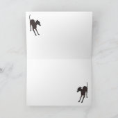 Italiaanse Greyhounds Feestdagen Kaart (Binnen)