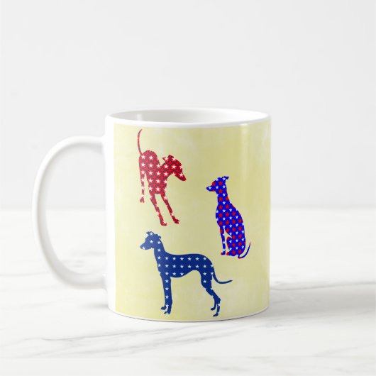 Italiaanse Greyhounds Koffiemok (Links)