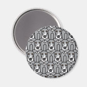 Italiaanse Greyhounds Magneet (Voorkant / Achterkant)