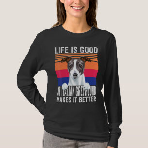 Italiaanse Greyhounds maken je leven goed vintage T-shirt