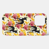 Italiaanse greyhounds of hippets met bloemen Case-Mate iPhone case (Achterkant (horizontaal))