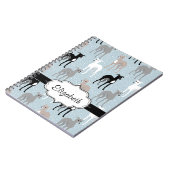 Italiaanse greyhounds of whippets notitieboek (Linkerzijde)