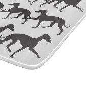 Italiaanse Greyhounds Silhouettes Snijplank (Hoek)