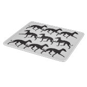 Italiaanse Greyhounds Silhouettes Snijplank (Hoek)