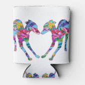 Italiaanse Greyhounds spelen Blikjeskoeler (Voorkant)