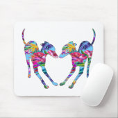 Italiaanse Greyhounds spelen Muismat (Met muis)