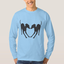 Italiaanse Greyhounds spelen T-shirt