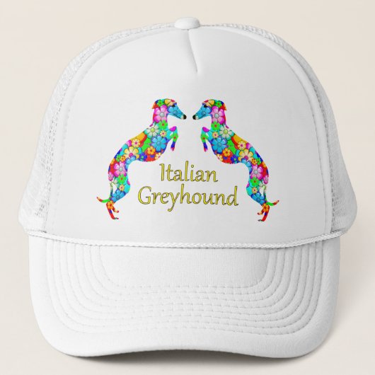 Italiaanse Greyhounds Trucker Pet (Voorkant)