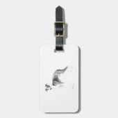 Italiaanse Greyhoundstijl Bagagelabel (Voorkant verticaal)