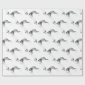 Italiaanse Greyhoundstijl Cadeaupapier (Vlak)
