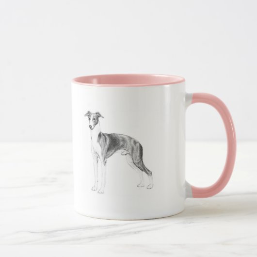 Italiaanse Greyhoundstijl Mok (Rechts)