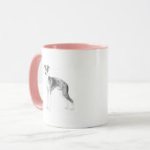 Italiaanse Greyhoundstijl Mok (Voorkant links)